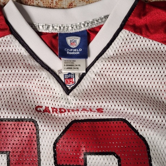 Arizona Cardinals Youth Football Jersey #13 by Reebok - Picture 5 of 8
